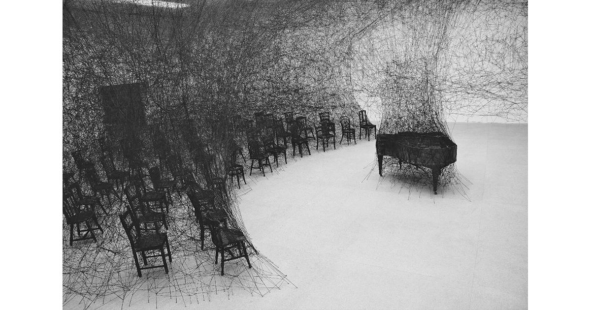 塩田千春 魂がふるえる リトグラフ サイン版画